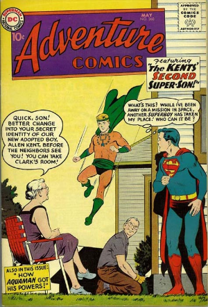 Adventure Comics #260 (1959) cover - EZ Comic Buyer Adventure Comics #260 (1959) cover