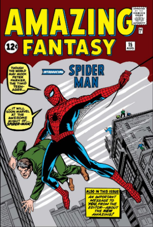 Amazing Fantasy #15 (1962) cover - EZ Comic Buyer Amazing Fantasy #15 (1962) cover