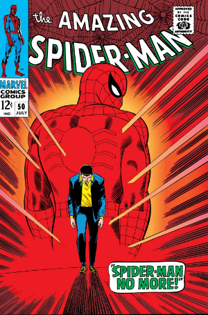Amazing Spider-Man #50 (1967) cover - EZ Comic Buyer Amazing Spider-Man #50 (1967) cover