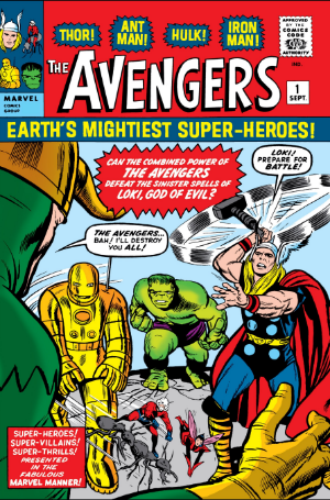 Avengers #1 (1963) cover - EZ Comic Buyer Avengers #1 (1963) cover