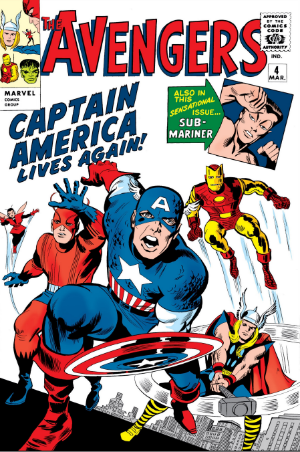 Avengers #4 (1964) cover - EZ Comic Buyer Avengers #4 (1964) cover