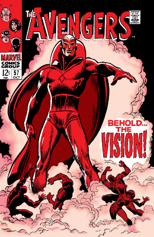 Avengers #57 (1968) cover - EZ Comic Buyer Avengers #57 (1968) cover