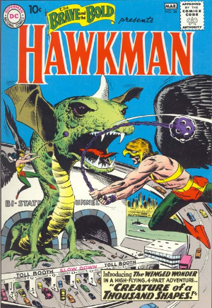 The Brave and the Bold #34 (1961) cover - EZ Comic Buyer The Brave and the Bold #34 (1961) cover