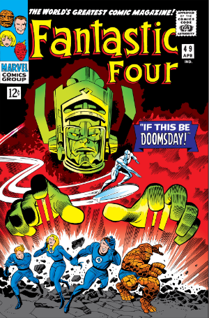 Fantastic Four #49 (1966) cover - EZ Comic Buyer Fantastic Four #49 (1966) cover