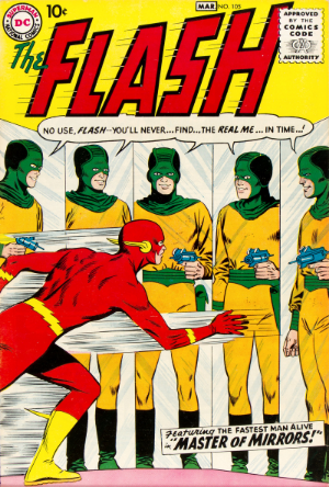 The Flash #105 (1959) cover - EZ Comic Buyer The Flash #105 (1959) cover