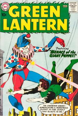 Green Lantern #1 (1960) cover - EZ Comic Buyer Green Lantern #1 (1960) cover