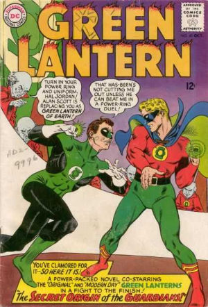 Green Lantern #40 (1965) cover - EZ Comic Buyer Green Lantern #40 (1965) cover