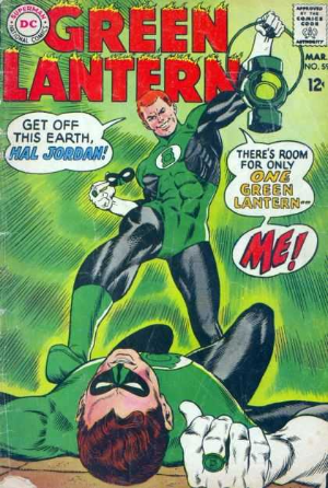 Green Lantern #59 (1968) cover - EZ Comic Buyer Green Lantern #59 (1968) cover