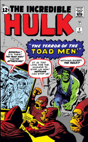 Incredible Hulk #2 (1962) cover - EZ Comic Buyer Incredible Hulk #2 (1962) cover