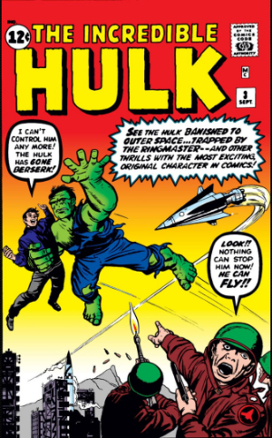Incredible Hulk #3 (1962) cover - EZ Comic Buyer Incredible Hulk #3 (1962) cover
