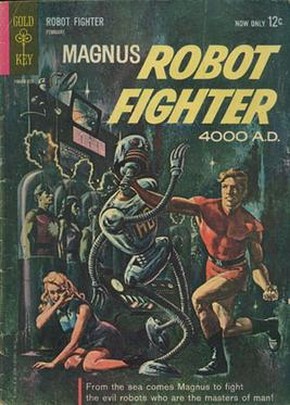Magnus, Robot Fighter #1 (1963) cover - EZ Comic Buyer Magnus, Robot Fighter #1 (1963) cover