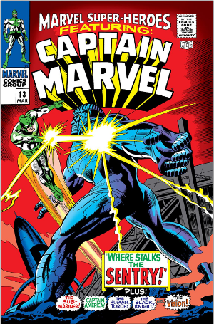 Marvel Super-Heroes #13 (1968) cover - EZ Comic Buyer Marvel Super-Heroes #13 (1968) cover