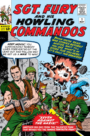 Sgt. Fury and His Howling Commandos #1 (1963) cover - EZ Comic Buyer Sgt. Fury and His Howling Commandos #1 (1963) cover