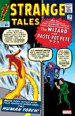 Strange Tales #110 (1963) cover - EZ Comic Buyer Strange Tales #110 (1963) cover