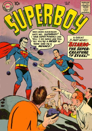 Superboy #68 (1958) cover - EZ Comic Buyer Superboy #68 (1958) cover
