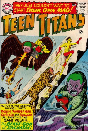 Teen Titans #1 (1966) cover - EZ Comic Buyer Teen Titans #1 (1966) cover