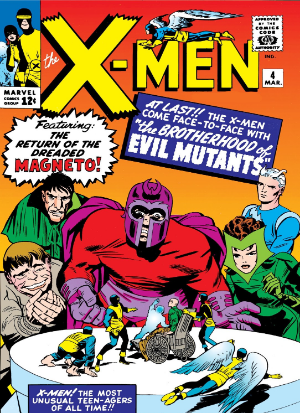 X-Men #4 (1964) cover - EZ Comic Buyer X-Men #4 (1964) cover
