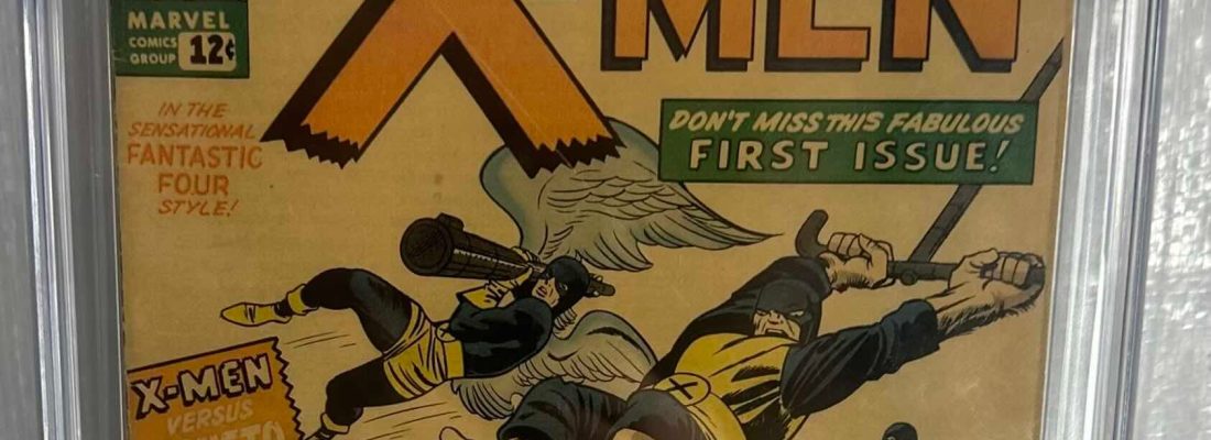 CGC 3.5 graded copy of X-Men #1 from 1963 featuring the first appearance of the X-Men and Magneto, purchased by EZ Comic Buyer in Southern California.
