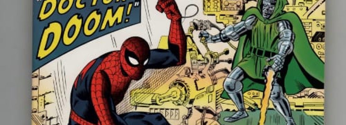 Cover of The Amazing Spider-Man issue 5 featuring a battle with Doctor Doom. EzComicBuyer pays maximum cash for early Silver Age Marvel comic books.